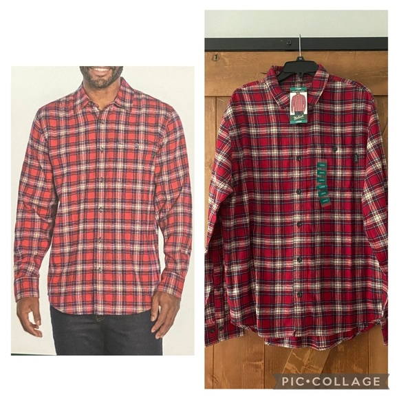 Men’s Woolrich Flannel size Large - Picture 1 of 5